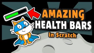 AMAZING HEALTH BARS in Scratch  Easy Scratch Tutorial