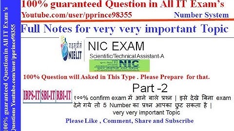 NIELIT 2017 TOP  MOST Asked  QUESTIONS