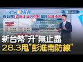 新台幣"升"無止盡創23年半來新高！ 早盤收28.3狠甩"彭淮南防線"｜主播 鄧崴｜【17追新聞】20201204｜三立iNEWS