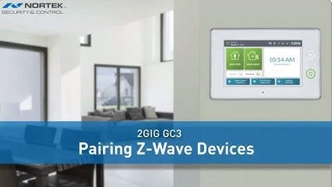 2GIG GC3: Pairing Z-Wave Devices