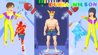 Yuta Mio Jadi Manusia Api Es Lava Batu vs Raksasa Titan Es Api 😝🤩 Main Game DNA Evolution 3D