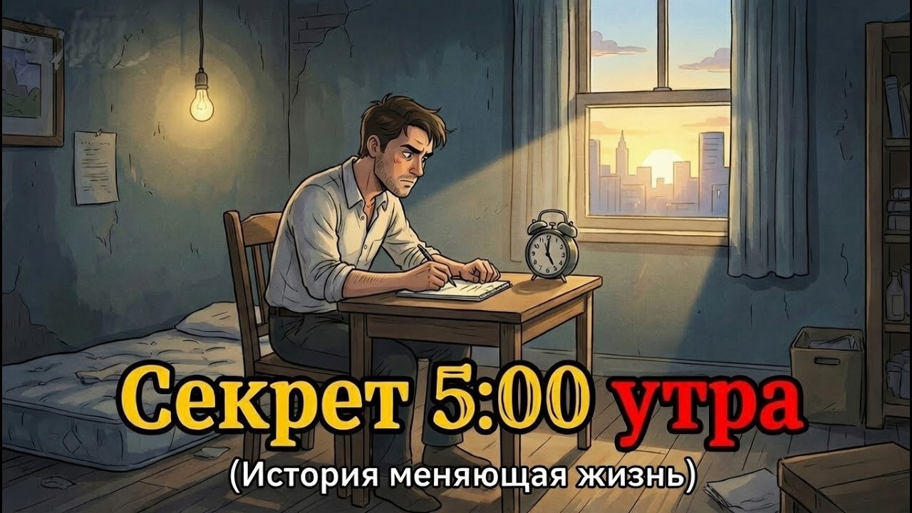 Сила 5 утра | Как раннее пробуждение навсегда изменило судьбу бедняка
