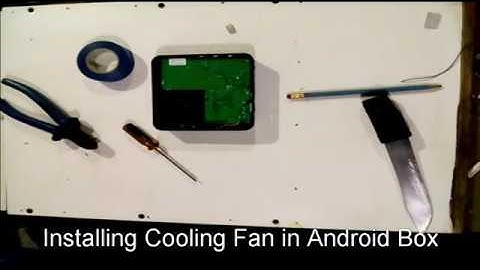 Installing Cooling Fan in TV Box
