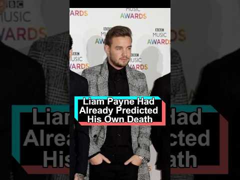 No one realized that Liam Payne had already predicted his own death.His interview from two years ago