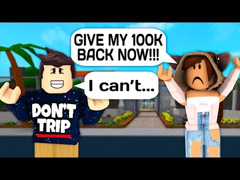 I STOLE ALL OF HER MONEY BY ACCIDENT IN ROBLOX BLOXBURG!