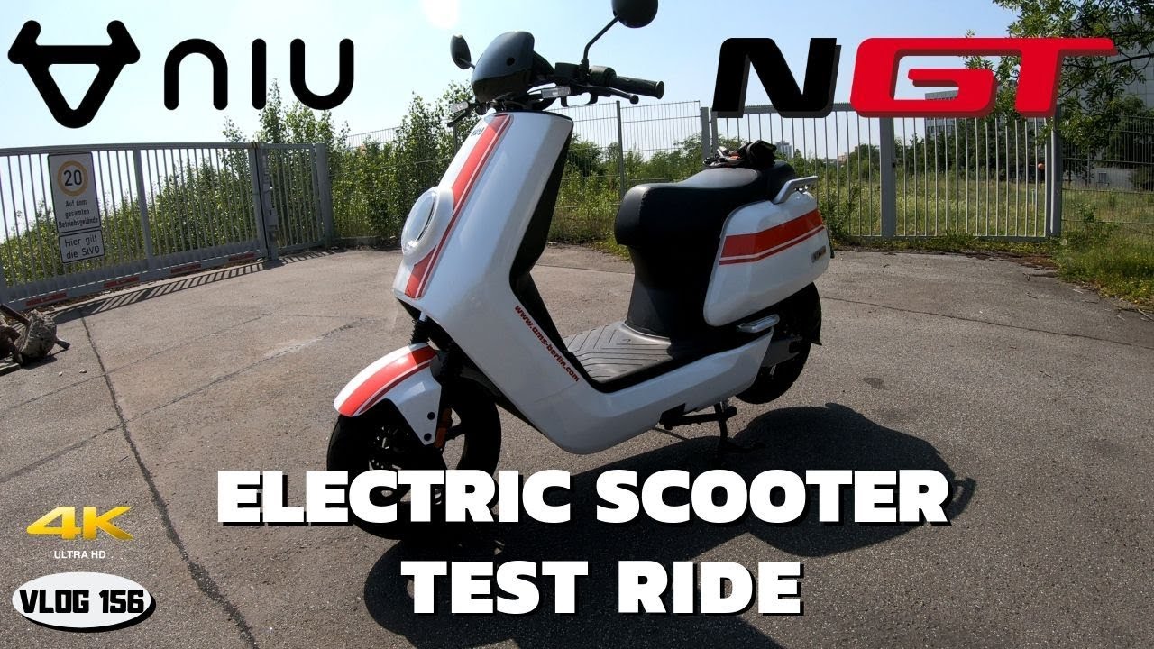 NIU NGT (2019) Electric Scooter - Test Ride - VLOG156 [4K] - YouTube