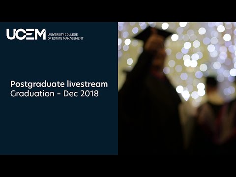 Postgraduate Livestream Graduation December 2018