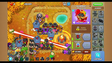 Bloons TD6 Road to round 200 (PB, 182) #shorts