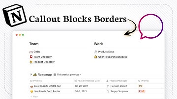How to use Callout blocks in Notion for borders