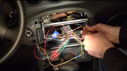 Installing an aftermarket car radio