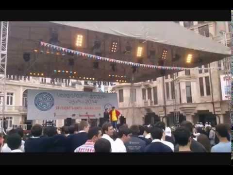 INFLUENCE \u0026 JM -ეგეთი გოგოები (live ვერსია, სტუდენტური დღეები 2014-ის დახურვა .. ევროპის მოედანზე .