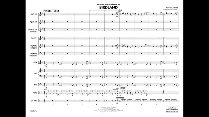 Birdland by Josef Zawinul/arr. Rick Stitzel