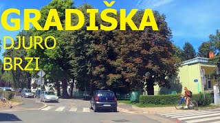Vožnja automobilom kroz Gradišku, jul 2023.