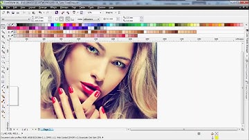 Tutorial Vector Vexel  Corel draw Full / Timelapse (Sexy Girls)