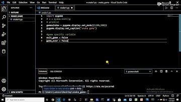 creating a gaming loop for our snake game pygame tutorial 4