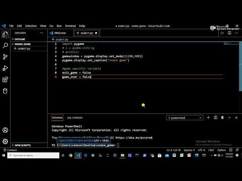 creating a gaming loop for our snake game pygame tutorial 4