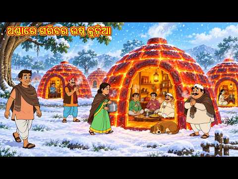 ଥଣ୍ଡାରେ ଗରିବର ଉଷ୍ଣ କୁଡ଼ି | New Odia Stories | ଓଡିଆ କାହାଣୀ | Gapa Odia | Stories in Odia