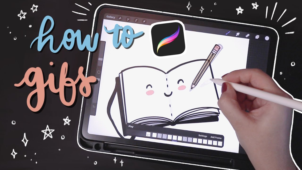 A beginners guide to creating GIFs with Procreate! 