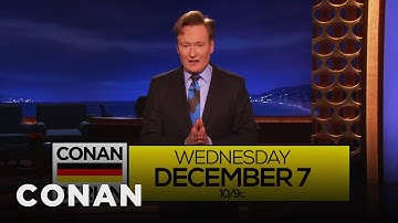 Conan Teases #ConanBerlin | CONAN on TBS