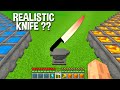 You Can GET this REALISTIC KNIFE In Minecraft ! SUPER KNIFE !