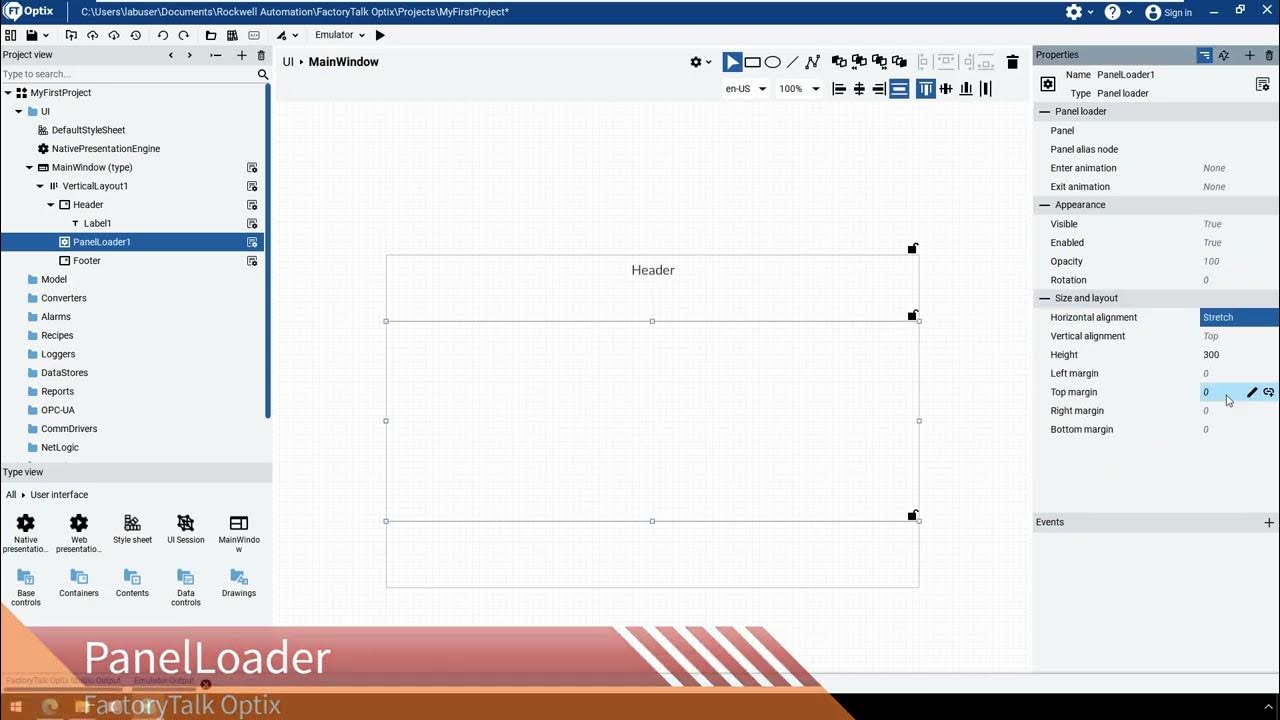 FactoryTalk® Optix™ Getting Started The Containers Concept YouTube