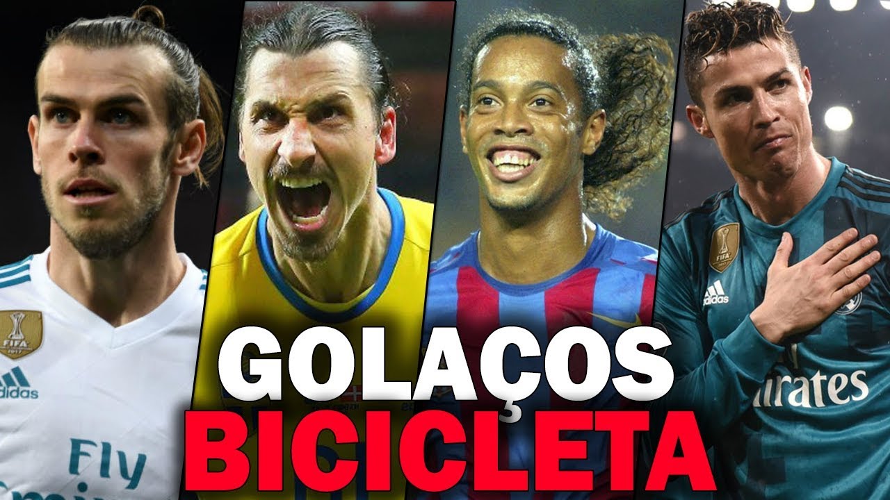 Os 40 Gols de BICICLETA mais INCRÍVEIS do Futebol