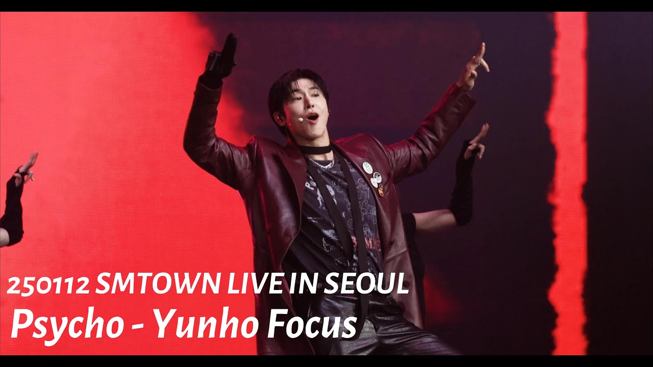 250112 PSYCHO -Yunho Focus - SMTOWN LIVE 2025 in Seoul Gocheok Dome [4K]