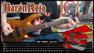 BARON ROJO - Cueste lo que cueste (BASS TABS) [lyrics + PDF]