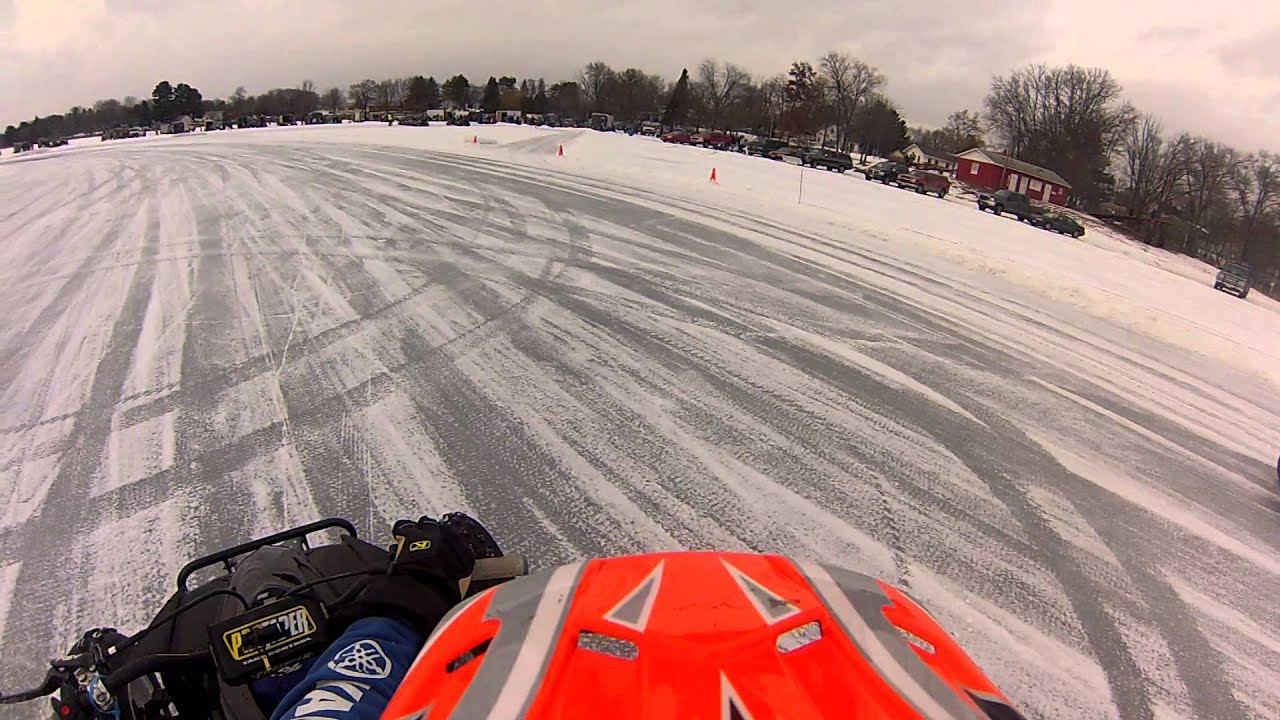 Nwirc ice racing.  Outlaw pro rubber atv.  Bloomer WI