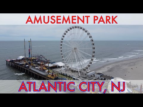 AMUSEMENT PARK IN ATLANTIC CITY, NJ [Pt.: Parque de diversões em Atlantic City, Nova Jersey]