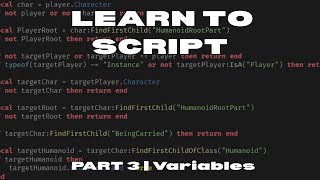 Beginner's Roblox Scripting Tutorial #3 - Roblox Studio Variables (Beginner to Pro 2025)