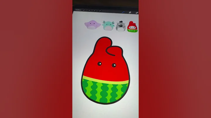 Squishing together random #Squishmallows: Part 66! #plushies #digitalart #procreate #ipad #shorts