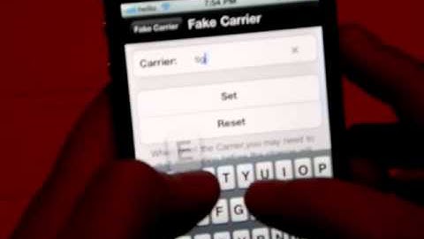 How to Change Carrier Name on Jailbroken iPhone (iOS4 and iOS5!)