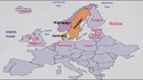 Scandinavian countries in Europe