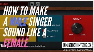 How to Make a Male Singer Sound Like a Female screenshot 4