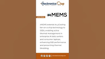 xMEMS Brings µCooling Fan-on-a-Chip to SSDs | Active Thermal Management for AI & Consumer Systems