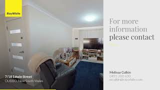 7/18 Edwin Street, Dubbo NSW