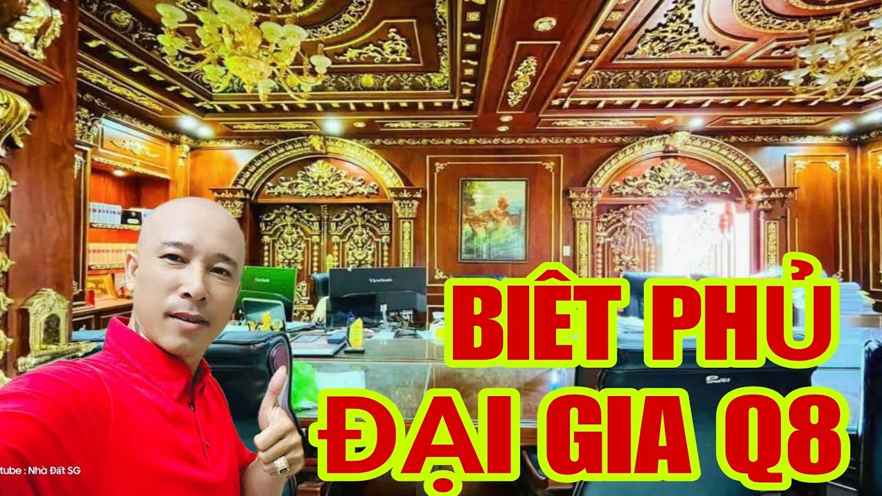 🛑Bán Biệt Thự | QUẬN 8 ĐẠI GIA CẦN BÁN GẤP DT 30x30 = 900m2 ĐẤT - ĐƯỢC LÀM BẰNG 340 KHỐI GỖ QUÝ