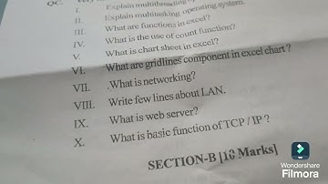 Class 8/icse/Computer question paper 2024 / half-yearly examination / September 24-25