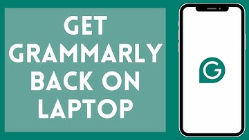 How to Get Grammarly Back on Laptop 2024 | Grammarly Tutorial
