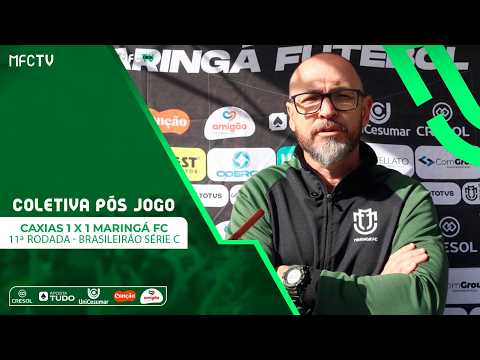 Coletiva pós jogo - Moisés Egert - Caxias 1 x 1 Maringá FC - Série C - 11ª Rodada