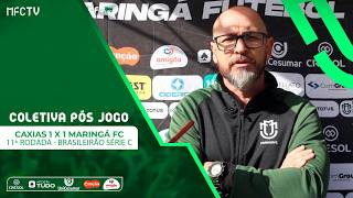 Coletiva pós jogo - Moisés Egert - Caxias 1 x 1 Maringá FC - Série C - 11ª Rodada