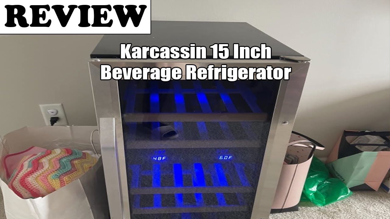 Karcassin 15 Inch Beverage Refrigerator Review 2023 YouTube