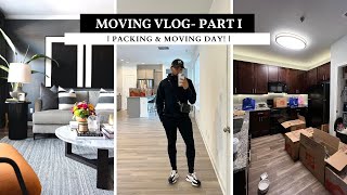 Moving Vlog Part 1 | Packing and Move Day | Sneak Peek at the New House | athomewithsavvy |