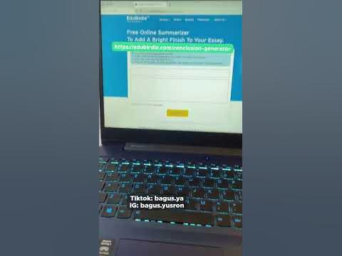 Cara mudah membuat kesimpulan skripsi otomatis 