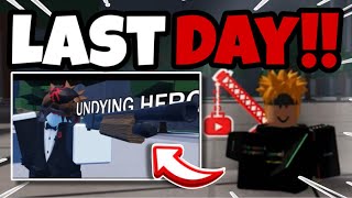LAST DAY BEFORE COSMIC GAROU AND CHILD EMPEROR FREE UPDATE!! | The Strongest Battlegrounds 
