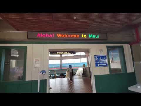 Landing in Kahului airport OGG Maui Hawaii and road to Lahaina from Kahului #Hawaii #Maui #Kahului