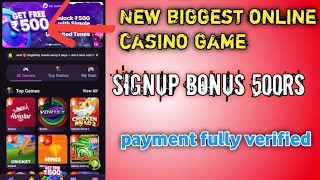 New online casino game signup bonus 500rs  screenshot 5