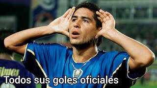 Todos los goles oficiales de Juan Román Riquelme en Boca