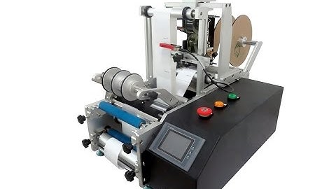 Semi auto Label Machine for Tin Bottle, Labeling Applicator for Shampoo Bottle,Labeling Printing
